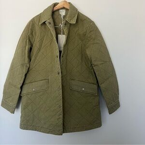 Joie quilted barn coat NWT medium